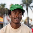 thumbnail image 4 of Dalix Director Embroidered Cotton Baseball Cap Adjustable Dad Hat Mens in Kelly Green, 4 of 5