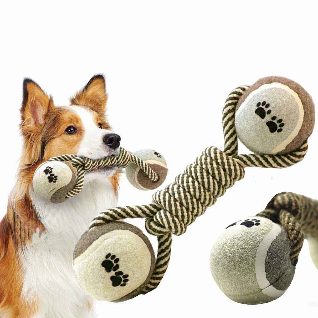 100% Natural Cotton by GUNTER S&J Small Dog Rope Toys for Aggressive Chewers Puppy Chew Toys 