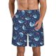 thumbnail image 1 of Balery Cartoon Sharks2 Traje de Baño Estilo Hawaiano para Hombre, Shorts de Secado Rápido con Bolsillos-3X-Large, 1 of 6