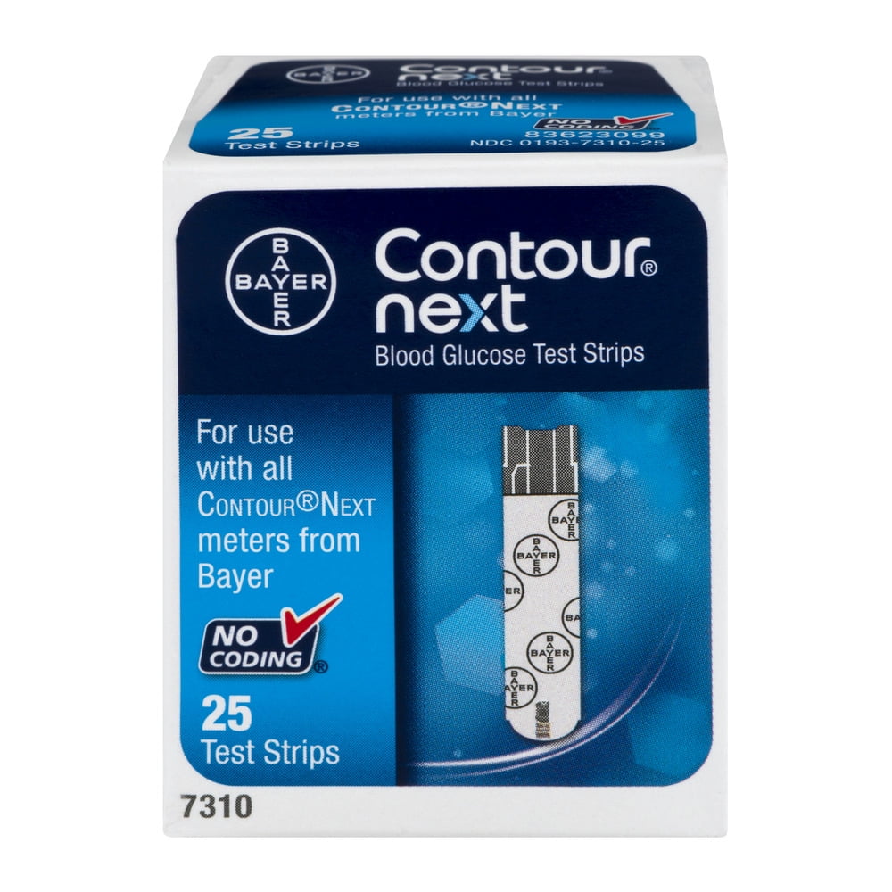 Blood Glucose Test Strips - 25 CT
