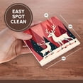 thumbnail image 7 of 3drose, Christmas Reindeer Pink Kitsch Mid-century Retro Art, Set of 4 Ceramic Tile Coasters, 7 of 7