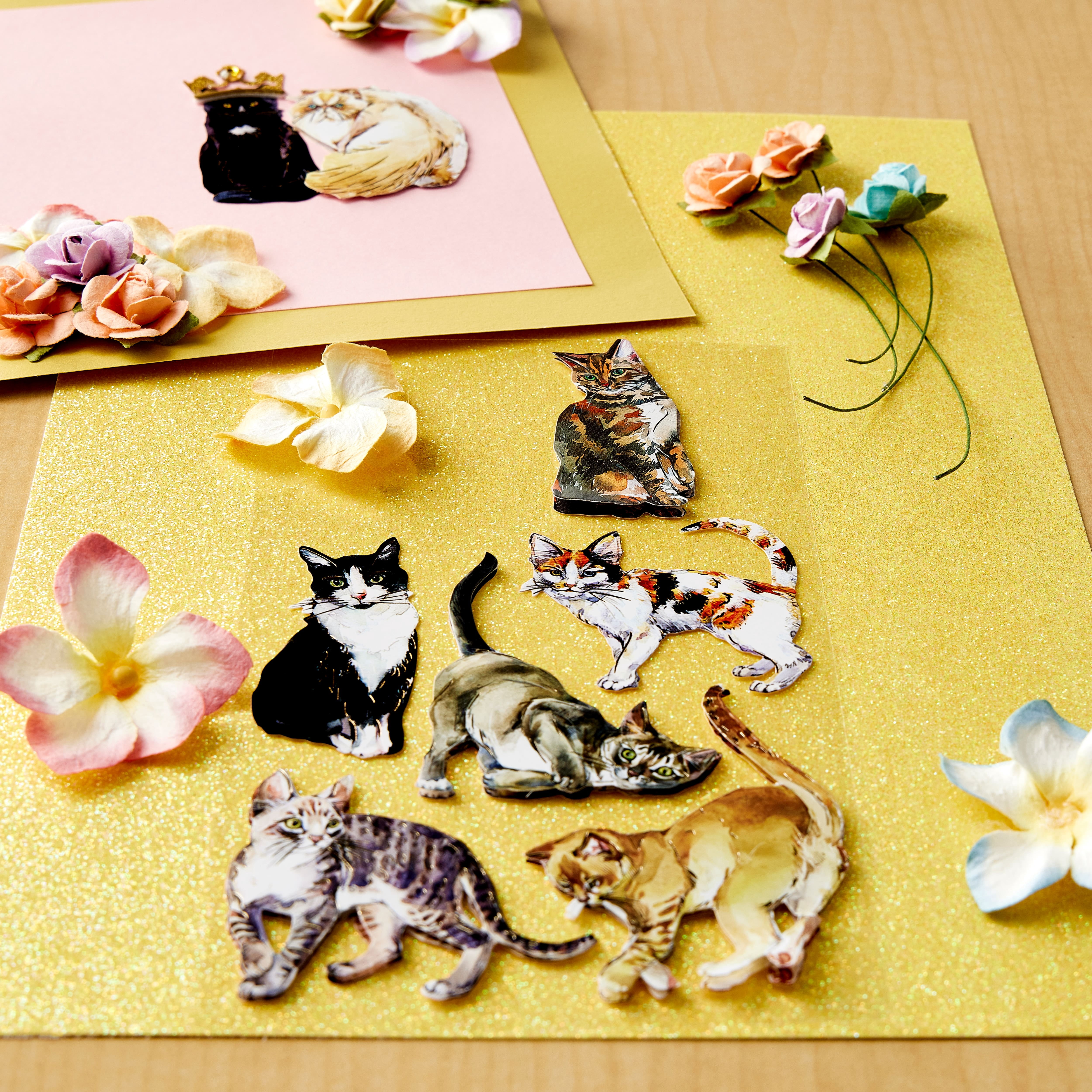 Recollections Cat Stickers, 12 Pack