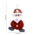 thumbnail image 3 of Mecorevxz Christmas Fabric Hanging Ornaments,Christmas Cute Doll Small Pendant Christmas Tree Hanging Decorations,Car Hanging Decoration(A), 3 of 7