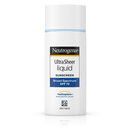 Neutrogena Ultra Sheer Liquid Daily Face Sunscreen, SPF 70, 1.4 fl. (Best Face Sunblock For Sensitive Skin)
