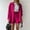 02-Hot Pink, variant on Women Crinkled Textured Two Piece Outfit Set, Lapel Long Sleeve Button Shirt & High Waist Drawstring Shorts, Plus Size Casual Loungewear Suit for Vacation Daily Street Wear 05-Saffron S