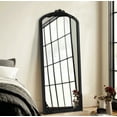 thumbnail image 3 of 64x22 Arch Full-Length Vintage Mirror, Black, 3 of 6