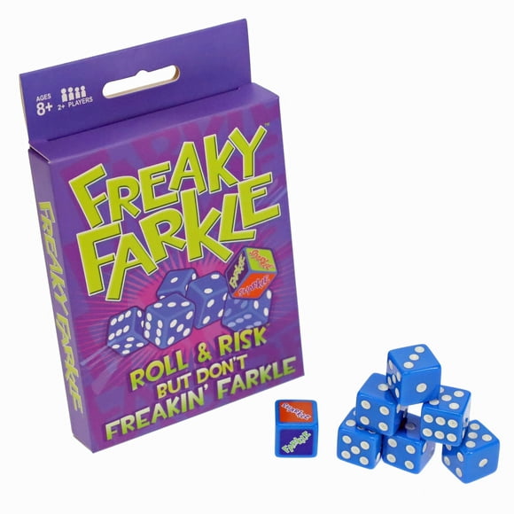 TDC Games Freaky Farkle Dice Game - 7 Dice - Travel Dice Game