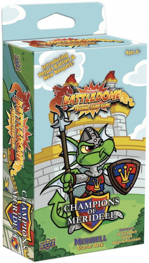 neopets 25th anniversary booster box Battledome TCG Celebration track damage with the damage dial Neopets Battledome TCG: 25th Anniversary