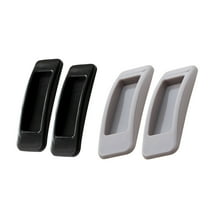 SOPOTUTU 4-Pack ABS Adhesive Door Handle for Sliding Doors and Window Locks, Easy Install, Strong Grip
