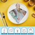 thumbnail image 6 of WYYP Cute Cat Polyester Dinner Napkin for Dining Table Kitchen Daily Party Housewarming Farmhouse Decor Gift 2 PCS, 6 of 7