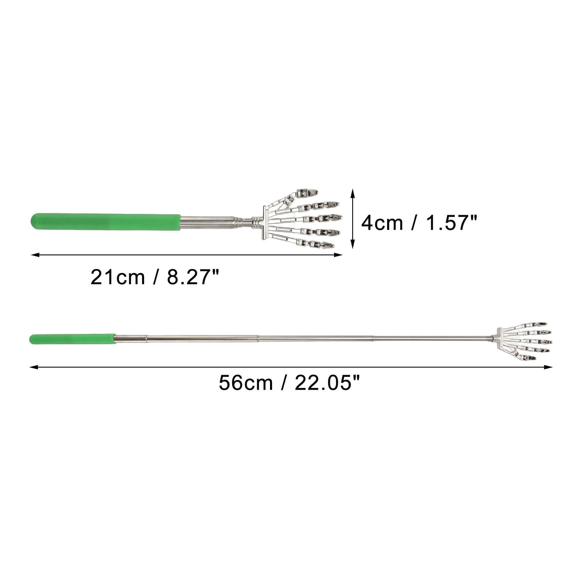 Unique Bargains 1 Pc Portable Back Scratcher for Bathroom Travel and Hotel Use Green