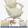 thumbnail image 3 of EDTara High Back Ergonomic Mesh Desk Chair with Adjustable Lumbar Support, Footrest, and 360° Swivel, 3 of 7