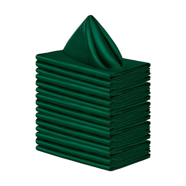 Decodeary 20pcs/set Elegant And Fashionable Table Napkins For All Occasions Fashionable And Elegant Not Fading green