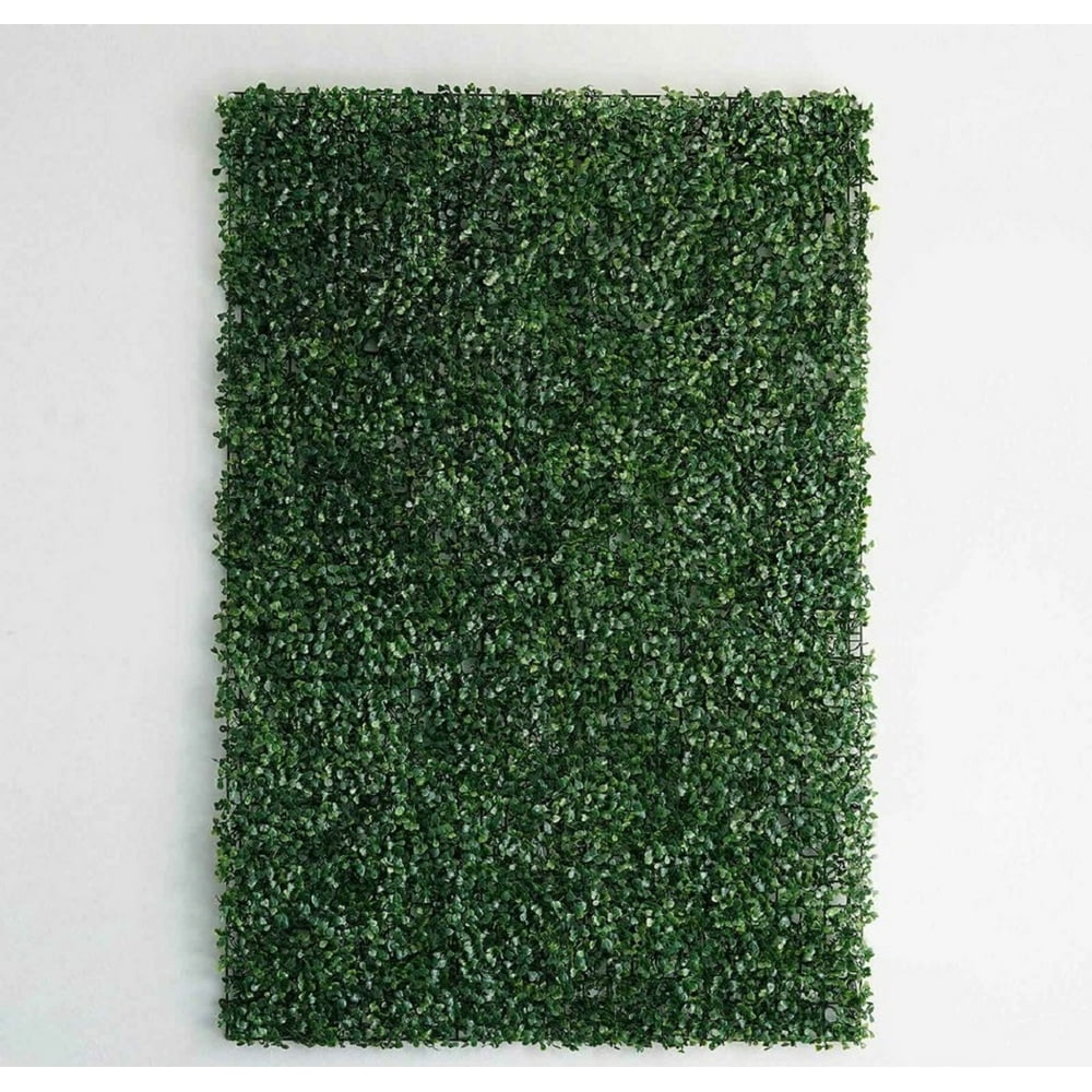 Efavormart 4 Pack Artificial Palm Leaves Mat Plants Wall Boxwood Hedge