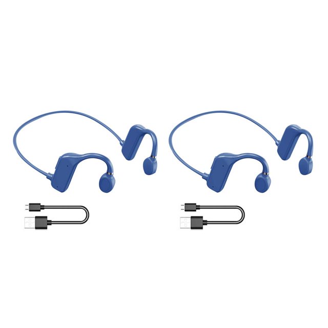 sweethay Auriculares compatibles con Bluetooth Carga USB Conducción ósea Banda para el cuello Auriculares Auriculares portátiles Ciclismo Type3 NO3