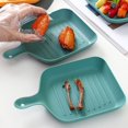 thumbnail image 7 of Queroig Fruit Tray Food Grade Wear Resistant Plastic BPA Free Fruit Dessert Snack Plate Serving Tray Kitchen Supplies, 7 of 7