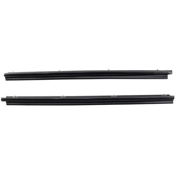 Door Window Belt Weatherstrip Kit 2 Piece - Compatible with 1976 - 1986 Jeep CJ7 1977 1978 1979 1980 1981 1982 1983 1984 1985