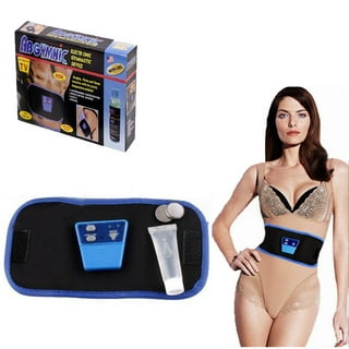 Portable Elastic Neoprene Slimming Belt Health Care Waist Band Weight-loss  Waist Belt Massage Belt (Blue)