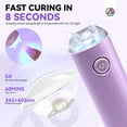thumbnail image 4 of SAVILAND Solid Nail Glue Gel Kit, 15g Extend Glue, 20ml Fast-Spray Remover and UV Lamp, 4 of 8