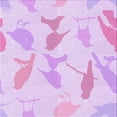 thumbnail image 1 of Ahgly Tapis d'Intérieur Lavable en Machine Carré Violet Transitionnel, 6 Pieds Carré, 1 of 7