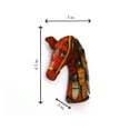 thumbnail image 2 of De Kulture Works Handcrafted Recycled Iron Mini Horse Wall Mount SET OF 4 Decorative Collectible Figurine Showpiece, 2 of 5