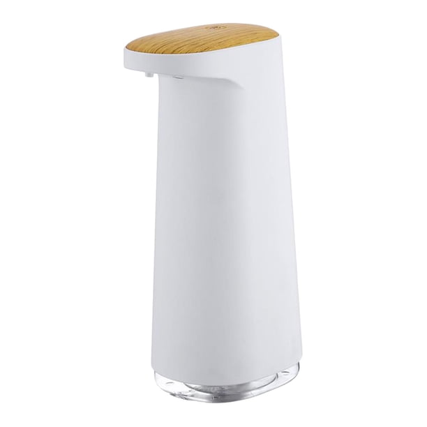 Dispensador automático de jabón espumoso 450 ml para niños, , oficina, hotel, sin ensuciar al dispensar IPX4, resistente , blanco