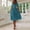 *Blue, variant on ClodeEU Women's Floral Print Square Neck Short Sleeve Midi Dress ,Casual Summer Dress Purple,Womens Plus M