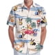 thumbnail image 5 of Camisa con estampado 3D completo de perro salchicha hawaiano para hombre, camisas casuales de verano con botones para surfear y hacer playa, blusas para hombre, camiseta de gran tamaño, 5 of 5
