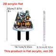 thumbnail image 3 of Christmas House Decoration 2D Flat Outdoor Garden Stake Holiday Yard Decor for Seasonal Festive Home Landscape Display(B), 3 of 4