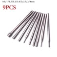 thumbnail image 1 of Bgsha 10Pc 0.8-4mm Rotary Diamond Burr Core Drill Bit Engraving 2.35mm For Glass Tile, 1 of 5