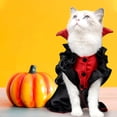 thumbnail image 4 of JeashCHAT Halloween Costume Cat Vampire Cape Cat Outfit Clothes Pet Halloween Costume Party Cosplay Dress Up for Small Dogs and Cats, 4 of 7