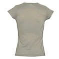 thumbnail image 3 of SOLs Womens Moon V Neck Short Sleeve T-Shirt, 3 of 4
