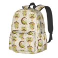 thumbnail image 1 of Disketp Frogs Mochila Escolar de Gran Capacidad y Peso Ligero, Mochila de Viaje Ideal para Escuela, Trabajo y Uso Diario, Cómoda y con Estilo, 1 of 8