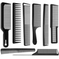 thumbnail image 1 of Juego de 8 peines profesionales para cortar el cabello, ideales para hombres y mujeres. Funcionan en todo tipo de cabello., 1 of 5