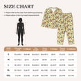 thumbnail image 4 of Pofeuu Hippopotamus Print Womens Pajamas Set Long Sleeve Sleepwear Button Down Nightwear Soft Pj Lounge Sets Button Down Pajamas Women-XX-Large, 4 of 7