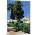 thumbnail image 1 of ARTCANVAS Corner of the Garden - Alcazar - Sevilla 1910 Canvas Art Print by Joaquin Sorolla y Bastida - Size: 40" x 26" (0.75" Deep), 1 of 9