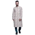 thumbnail image 2 of Atasi Indian Long Kurta for Mens Summer Wear Cotton Poplin Wedding Kurta Shirt, 2 of 7