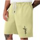 thumbnail image 1 of Mens Casual Shorts Lace-Up Elástico Cintura Bolsillo Ejercicio Fitness Hogar Pantalones de Media Longitud para Diario, 1 of 5