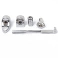 thumbnail image 1 of Chrome Plated L Bracket Set Banjo Parts LUTHIER Supply, 1 of 4
