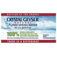 Crystal Geyser Alpine Natural Spring Water Bottles, 16.9 FL Oz, 32 Ct