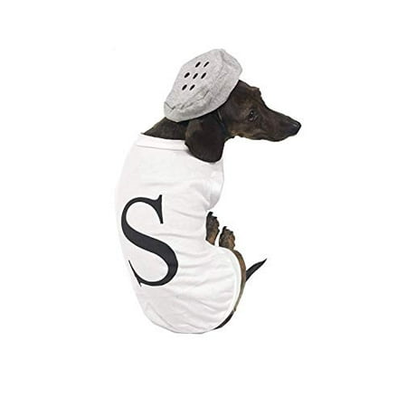 Midlee Salt & Pepper Dog Costume (Salt, Small)