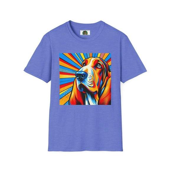 Basset Hounds PopArt5 Unisex Softstyle T-Shirt