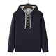 thumbnail image 5 of pstuiky camisetas de manga larga para hombre, Sudadera con capucha de manga larga de color liso para hombre Tops casuales para hombres s, 5 of 9