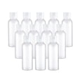 thumbnail image 1 of Botellas de viaje TANCANO de plástico transparente de 100 ml con tapa abatible x12, 1 of 6