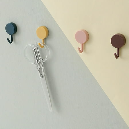 

Bcloud 10Pcs Wall Mounted Hole-free Heavy Duty Adhesive Hook Home Kitchen Supplies