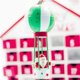 thumbnail image 5 of Colgante de hierro navideño, globos aerostáticos con adorno de Papá Noel, decoración colgante para árbol de Navidad, 5 of 5