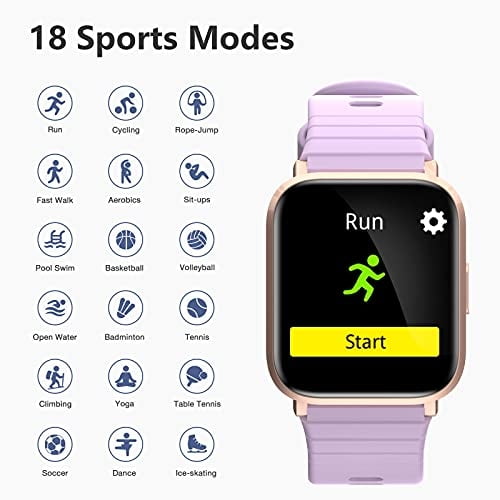 Reloj Inteligente para Teléfonos Android iOS, KALINCO Swim Watch con M