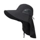 thumbnail image 1 of Gorra de pesca de ala ancha con protección solar UPF 50+ para hombre, con solapa para el cuello, para senderismo, 1 of 5
