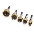 thumbnail image 4 of Hole Opener, Fast Cutting Drill Hole Saw Kit Easy Use HSS with Wrench Plastic Box for Plastic for Open Rubber, 4 of 8