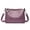 Purple, variant on Crossbody Bags for Women,Simple Sophistication Cross Body Bag for Women,Elastic Leather Purses for Women,Gray